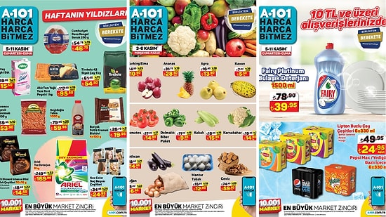 5 - 11 Kasım 2022 A101 Haftanın Yıldızları Kataloğu