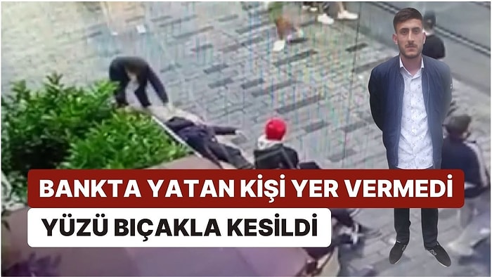 Bankta Yatan Genç Yer Vermeyince Maket Bıçağıyla Saldırdı