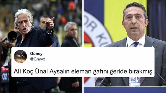 Ali Koç'un Jorge Jesus İçin "Elin Portekizlisi" Demesi Ortalığı Karıştırdı!