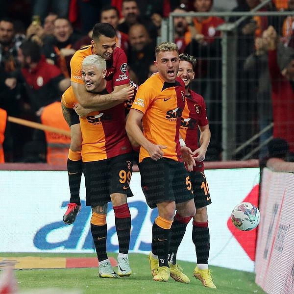 Üç puanın sahibi olan Galatasaray ligde üst üste ikinci galibiyetini alırken puanını da 24'e yükseltti.