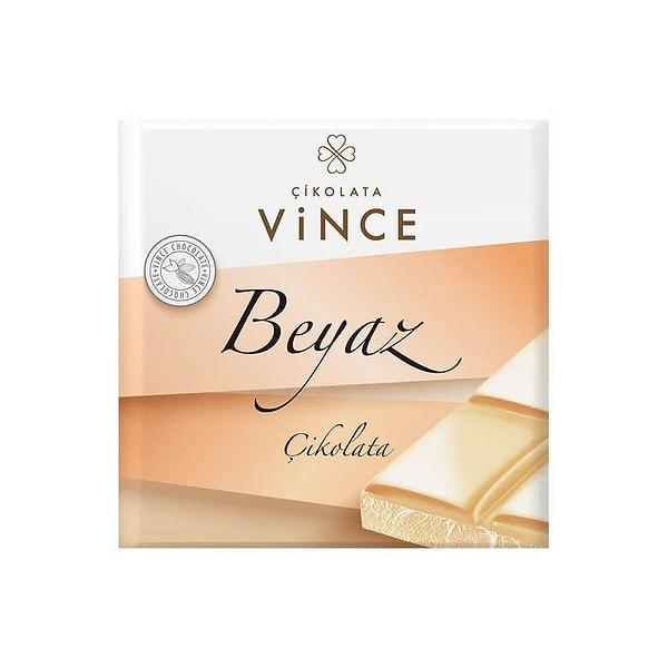 Beyaz çikolata sevenler için iyi bir tercih Vince Beyaz Çikolata