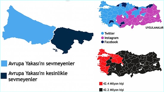 İncelerken Hem Bilgilenip Hem Eğlenebileceğiniz Birbirinden İlginç Haritalar