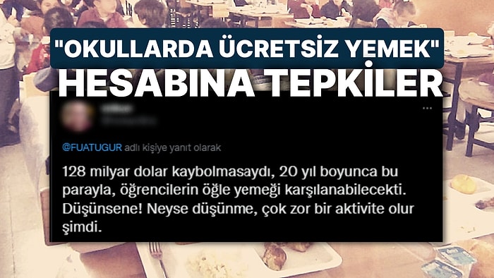 Gazeteci Fuat Uğur'un "Okullarda Ücretsiz Yemek" Hesabı Sosyal Medyada Tepki Topladı: "Neden Bu Çocuklar Aç?"