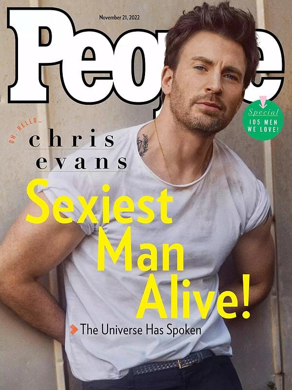 People dergisi, her yıl olduğu gibi bu yıl da ‘yaşayan en seksi erkeği’ seçti. Son yıllarda yükselişte olan ABD’li oyuncu Chris Evans, "yaşayan en seksi erkek" seçildi.