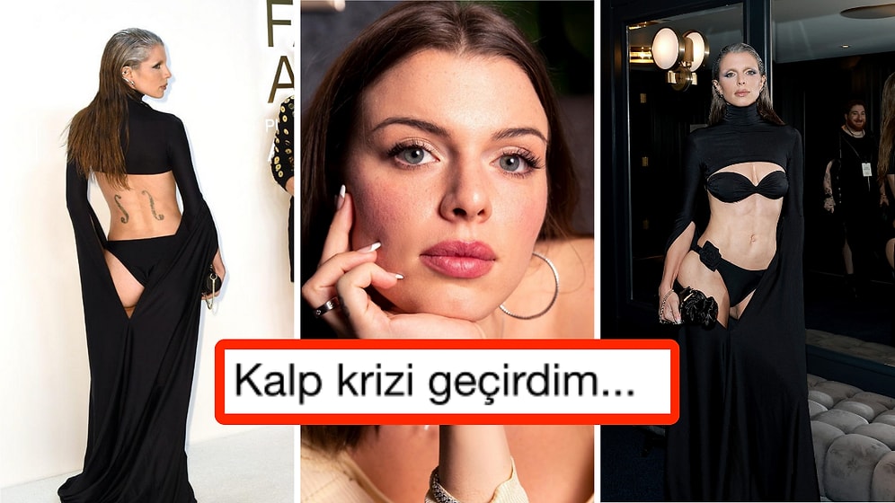 Kanye West ile İlişkilerini Noktalayan Julia Fox Giydiği Enteresan Elbise ile Sosyal Medyada Gündem Oldu!