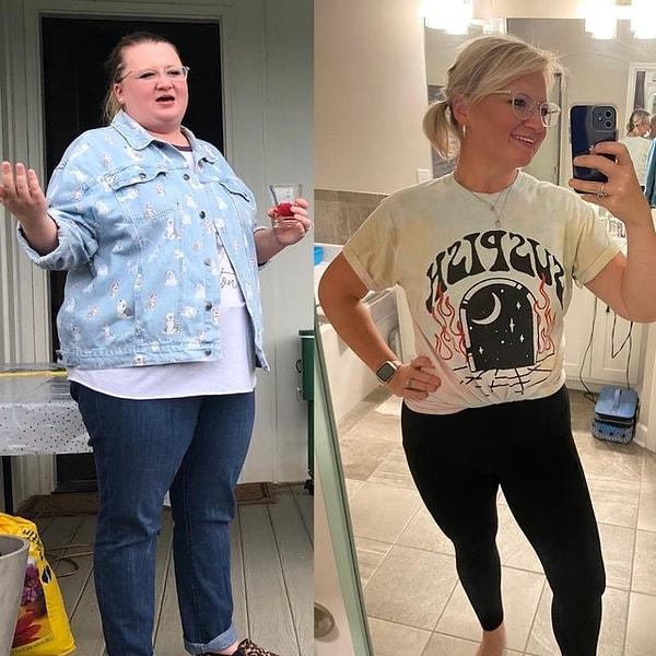 5. "1 yılda 118 kilodan 74 kiloya düştüm. Yıllardır bunu düşünüyor ve kendime 'Acaba bir gün ben de bunu başarabilecek miyim?' diye soruyordum... Başardım!"