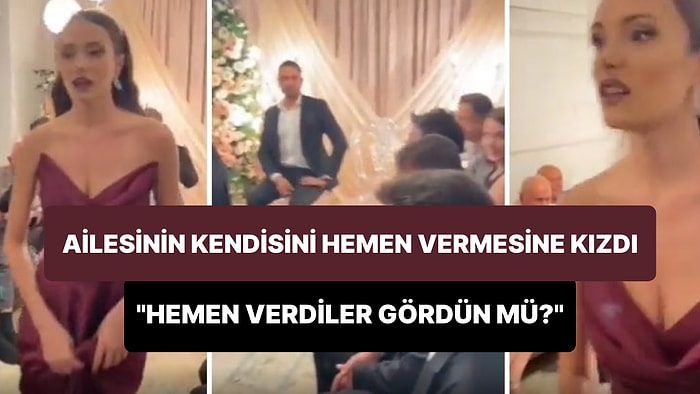 Kız İsteme Merasiminde, Ailesinin Kendisini 'Hemen Vermesine' Bozulan Kadın