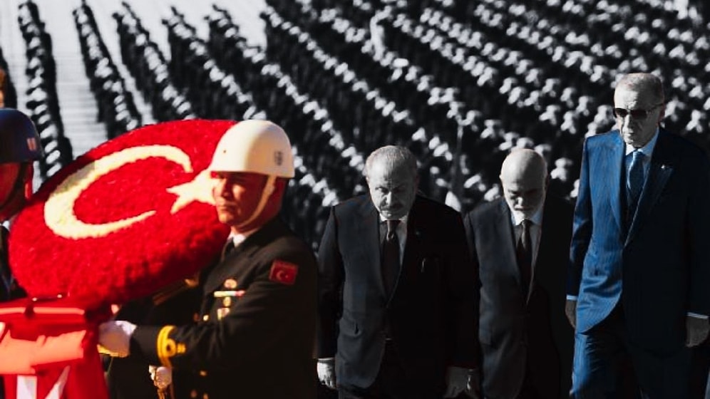 Devlet Erkanı Anıtkabir'de