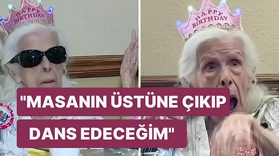 101. Yaş Gününü Kutlayan ve Uzun Yaşamın Sırrının Tekila Olduğunu Söyleyen Kadın Sosyal Medyada Viral Oldu