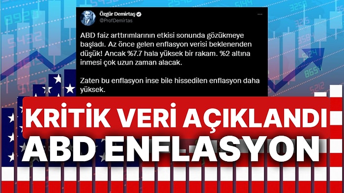 Fed'in Hamlelerine Yön Verecek Dünyanın Beklediği ABD Enflasyonu Açıklandı: Piyasa Tepkileri Burada!