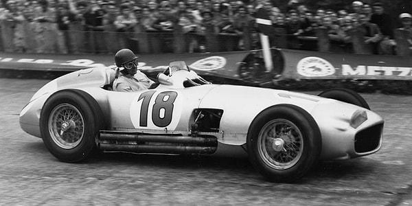 Tarihin en pahalı aracı Juan Manuel Fangio'ya ait