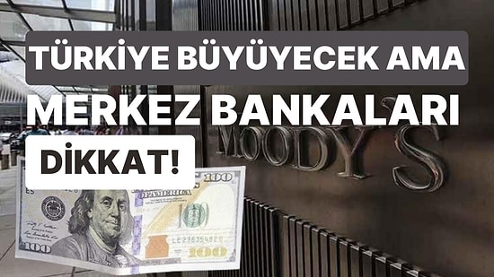 Moody's Türkiye'nin Büyümesinden Umutlu, Dünyada Riskleri Anlattı, Merkez Bankalarına 'Dağıtmayın' Dedi