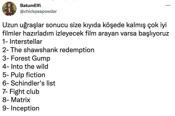 11. Çoğunu ilk defa duydum (!) Vakit kaybetmeden izlensin...