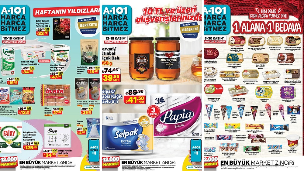 12 - 18 Kasım 2022 A101 Haftanın Yıldızları Kataloğu