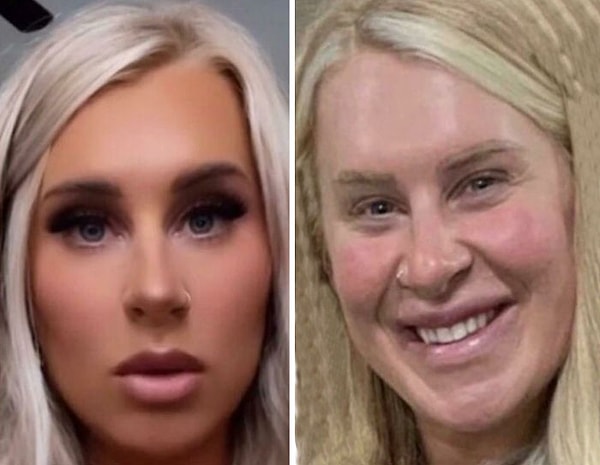 16. Инфлюенсер, которая утверждает, что использует фильтры для настройки цветов