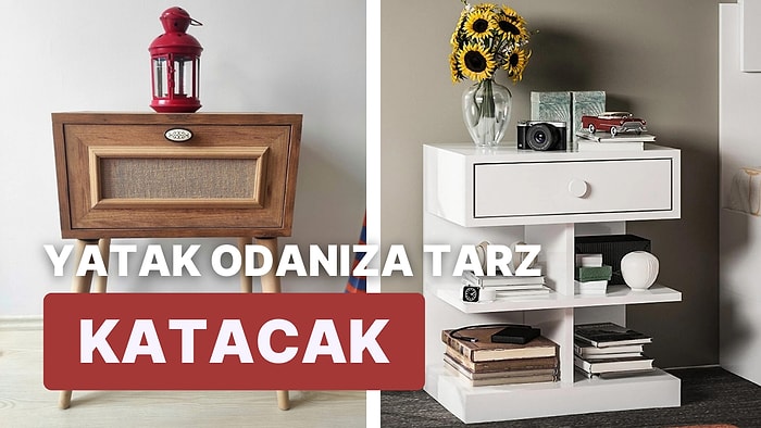 Yatak Odasında Yenilik Yapmak İsteyenlere Dekoratif ve Kullanışlı Komodin Önerileri