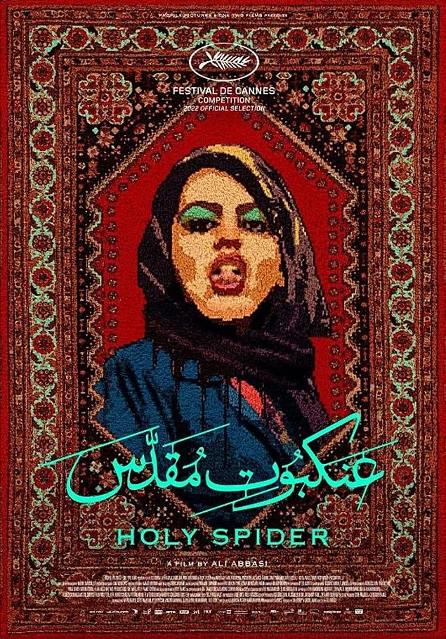 Holy Spider unter der Regie von Ali Abbasi ist ein Krimi, der auf wahren Begebenheiten basiert.  Es geht um eine fiktive Journalistin, die einen Serienmörder untersucht, der von 2000 bis 2001 16 Sexarbeiterinnen auf den Straßen der heiligen Stadt Mashhad im Iran tötete.
