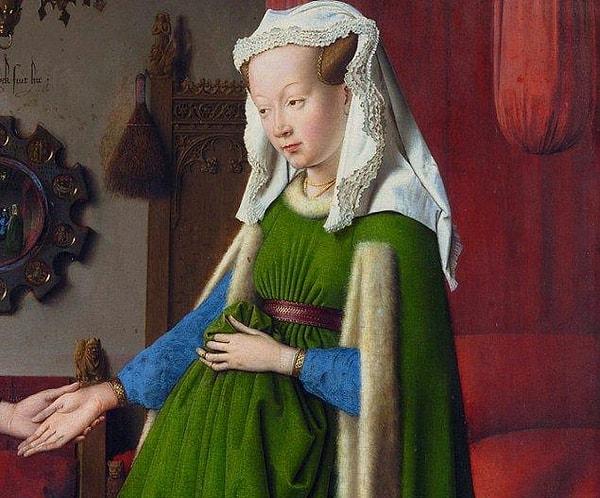 Belçika doğumlu ressam Jan van Eyck'ın 1434 tarihine dayanan tablosunun adı ise 'Arnolfini'nin Evlenmesi'.