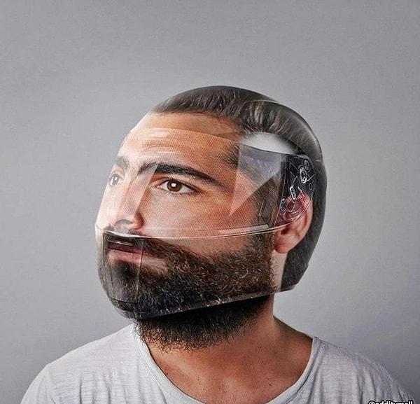 10. Tasarım olarak kendi yüzünüzü kullanabileceğiniz bu kaskları kullanan yoktur diye umuyoruz.