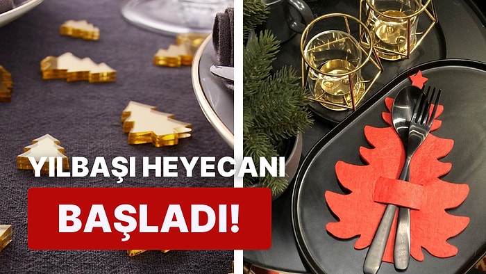 Sevdiklerinizle Buluşacağınız Yılbaşı Sofralarını Renklendirecek Konsept Ürün Önerileri