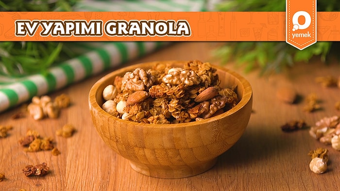 Güne Sağlıklı Başlamak İsteyenler İçin Nefis Bir Tarifimiz Var! Ev Yapımı Granola Nasıl Yapılır?