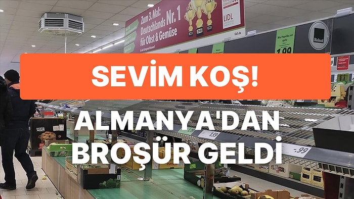 Koşun, Almanya'dan Market Broşürümüz Geldi! Almanya'da mı Türkiye'de mi Asgari Ücretli Beslenebiliyor?