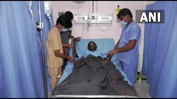 Raichur bölgesinde yaşayan 32 yaşındaki Dyamappa Harijan isimli bir adam, karın ağrısı ve istifra şikayetleriyle Hanagal Shree Kumareshwar Hastanesi’ne gitti.