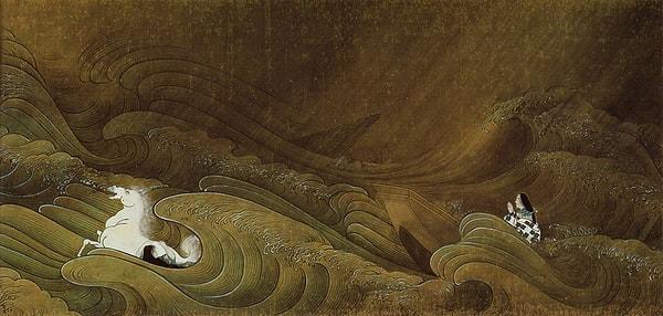 11. Denizde Fırtına - Tani Buncho (1805)