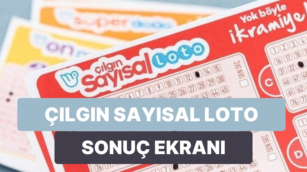Çılgın Sayısal Loto Sonuçları Açıklandı! 30 Kasım Çılgın Sayısal Loto Sonuçları ve Kazandıran Numaralar