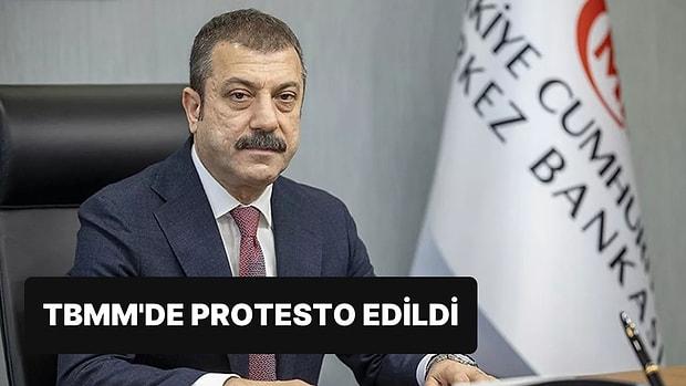 Mecliste Şahap Kavcıoğlu Protestosu: KKM’nin Maliyetini Açıklamadı