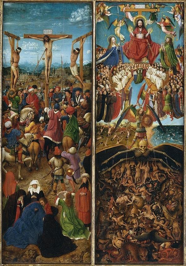 3. The Crucifixion; The Last Judgment (1440 – 1441) Jan van Eyck