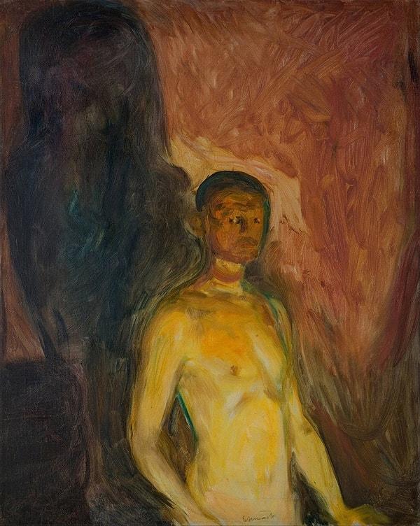10. Cehennemde Otoportre (1903) Edvard Munch