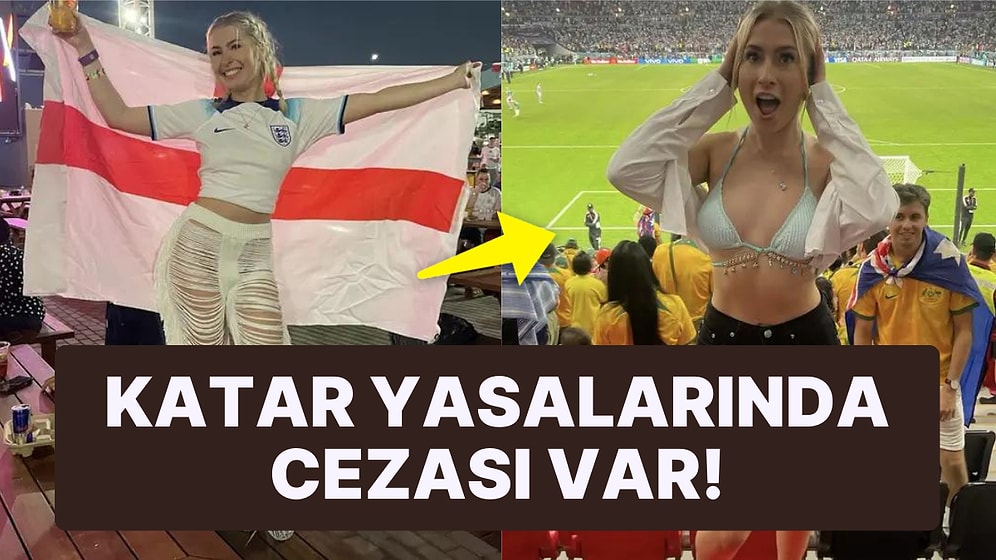 Hapse Girebilir! Ünlü Modelin Katar'daki Dünya Kupası Maçında Giydiği Kıyafet Gündemde