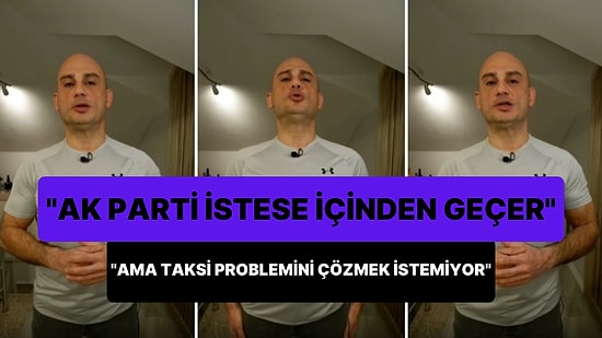Fenomen Onur Babacan: 'AK Parti İstese Taksi Probleminin İçinden Geçer, Ama İstemiyor'