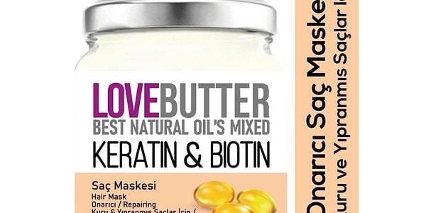 14. Love Butter Saç Bakım Yağı Besleyici ve Güçlendirici Maske 190 ML