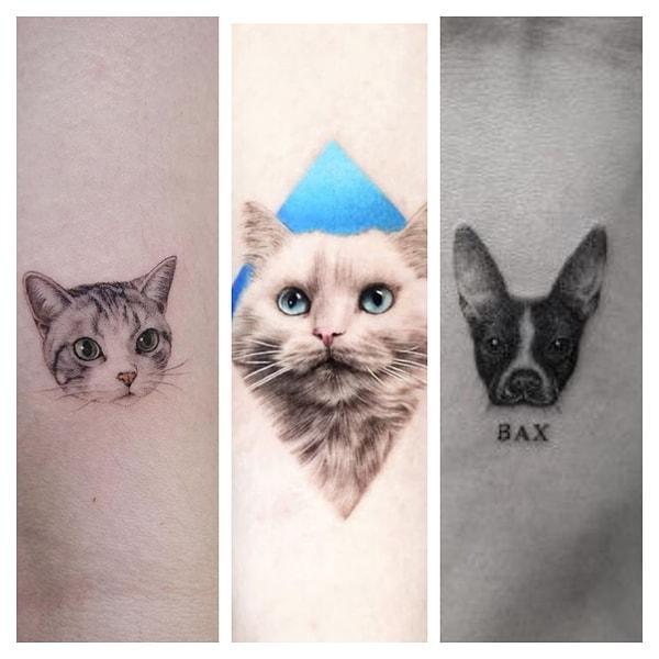 Evcil hayvan dövmeleri en trend modeller arasında yer alıyor.