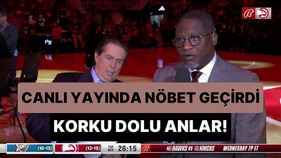 Sunucu Canlı Yayın Sırasında Nöbet Geçirerek Bayıldı