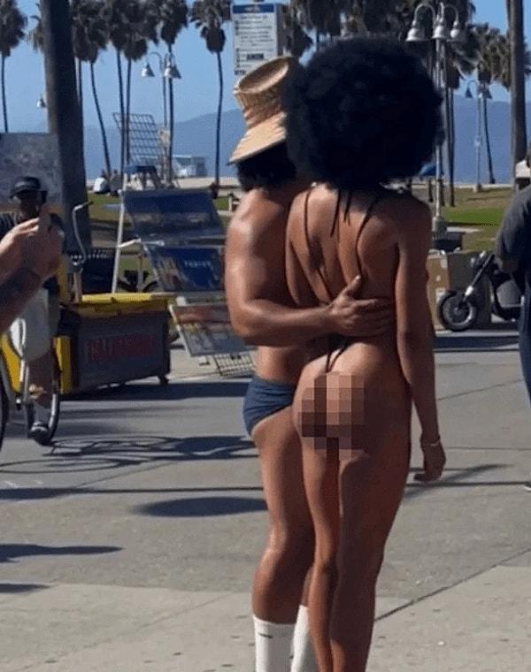 Sokakta yarı çıplak gördüğü bikinili bir kadının fotoğrafını habersizce çeken Turabi, bu fotoğrafı 'Los Angeles'ta sıradan bir gün' notuyla paylaşınca tepkilerin odak noktası hâline gelmişti.