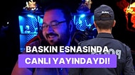 Canlı Yayındaydı: Jahrein'in Evine Asılsız İhbarla Polis Baskını