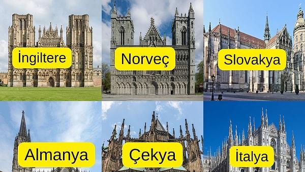 Orta Çağ Avrupası'nda ise kilise ve katedrallerin tasarımında gotik mimarinin sözü geçiyordu.