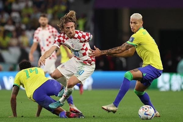 2022 Dünya Kupası çeyrek final ilk maçında Hırvatistan ile Brezilya karşı karşıya geldi.