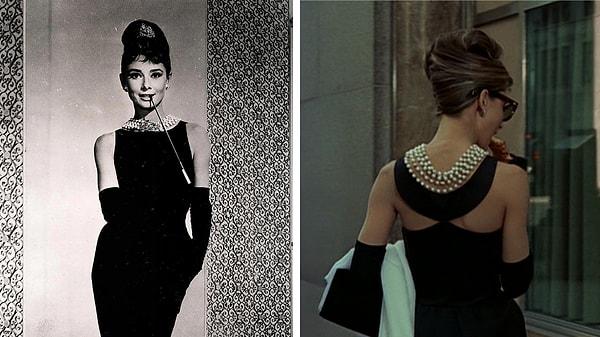 3. 'Breakfast at Tiffany's' filminde Audrey Hepburn'ün giydiği ikonik siyah elbise, Givenchy tarafından tasarlanmıştı.