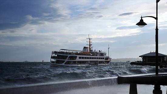 İstanbul’da Vapur Seferlerine Lodos Engeli