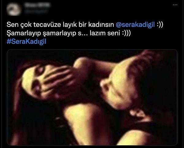Sera Kadıgil'in bu sözlerinden sonra bir Twitter kullanıcısının Kadıgil'e yaptığı yorum herkesin kanını dondurdu.