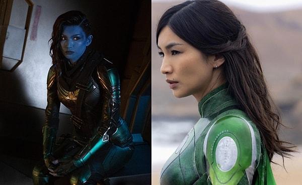 1. Gemma Chan, Marvel filmleri olan "Captain Marvel" serisinde Minn-Erva'yı ve "Eternals" yapımında Sersi'yi canlandırdı.
