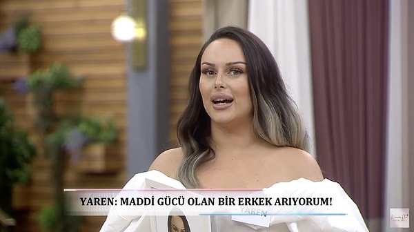 Gelin adayı ''Parayla saadet olur mu bilmem ama parasız olmayacağı kesin'' sözleriyle maddi gücü yüksek bir eş aradığını dile getirdi.