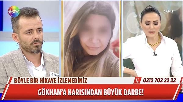 Tır şoförü olan Gökhan Ecevit Bayram, 5 yıldır evli olduğu ve 1 çocuk annesi eşi Gülmani'nin kendisi uzun yoldayken 7-8 kişiyle aldattığını iddia ederek Didem Arslan'la Vazgeçme programına geldi.