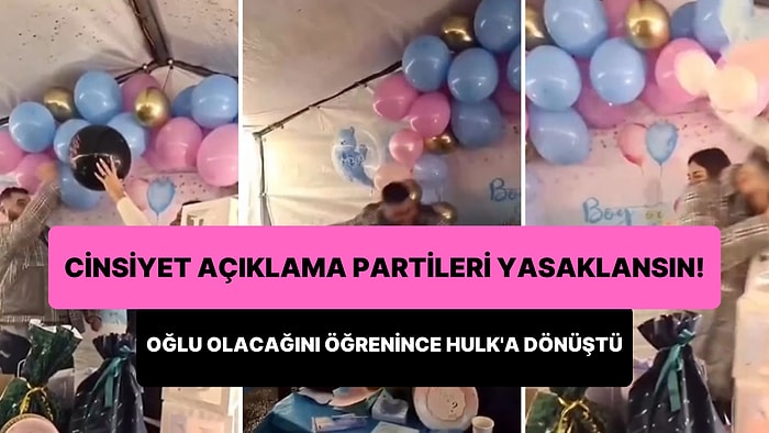Doğacak Bebeğinin Cinsiyetinin Erkek Olduğunu Öğrenince Hulk'a Dönüşen Baba