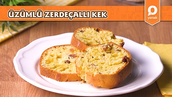 Pofidik Üzümlü Zerdeçallı Kek Nasıl Yapılır?