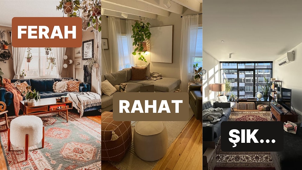 Salon ve Oturma Odalarını Yeniden Dekore Etmek İsteyenlerin Bayılacağı Birbirinden Şık Yaşam Alanları